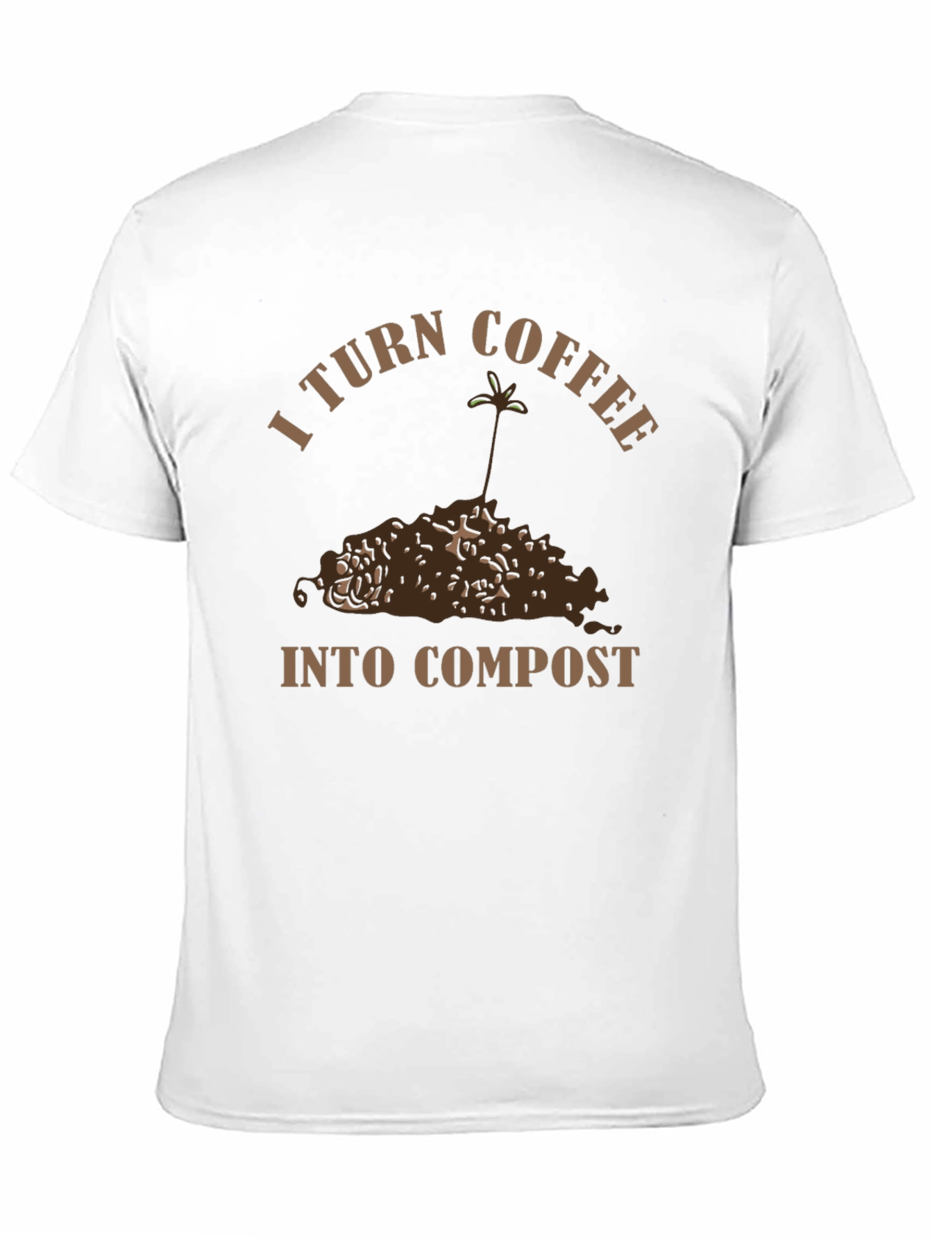 Coffee to Compost Graphic Tee - Eco-Friendly