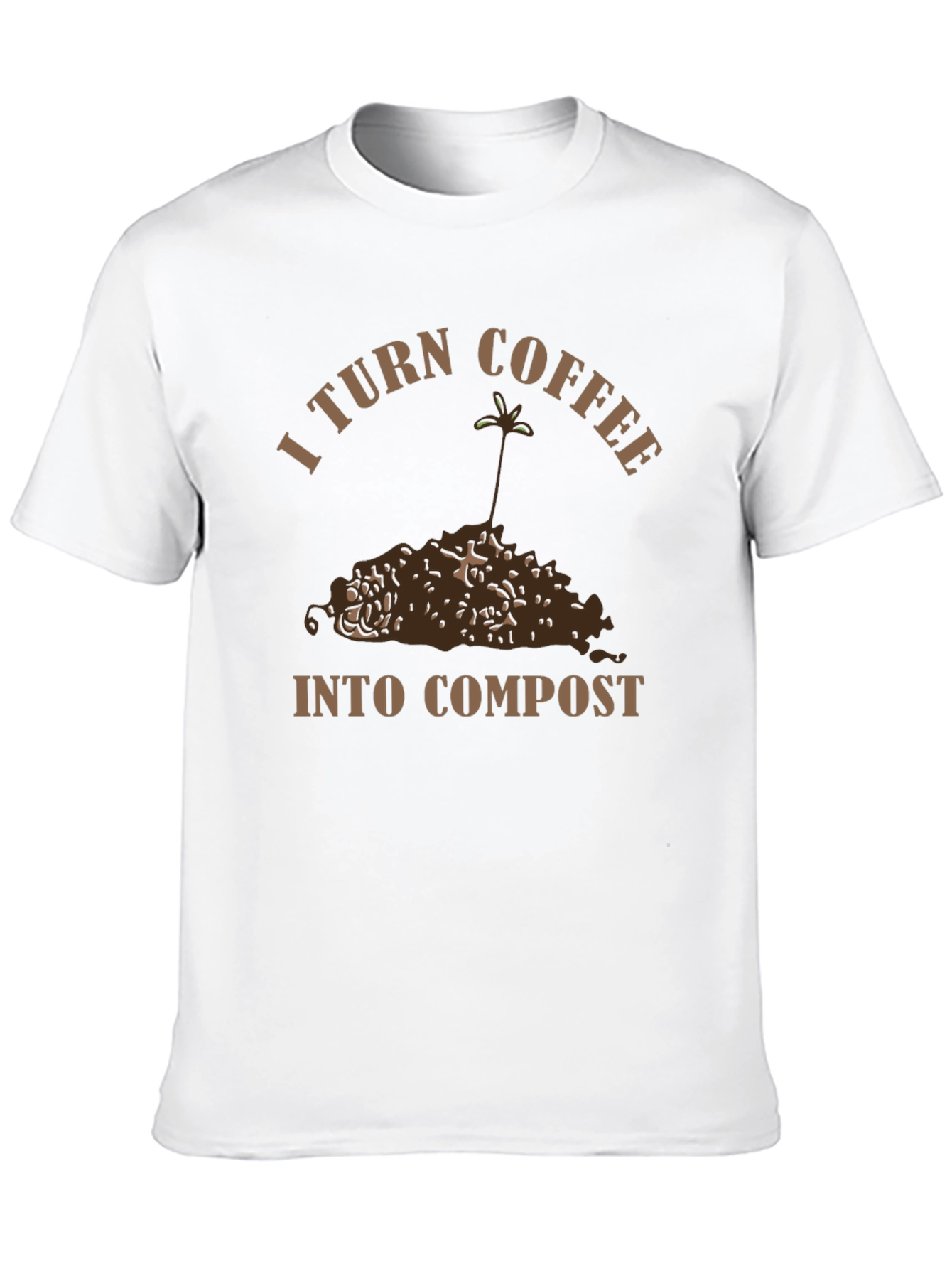 Coffee to Compost Graphic Tee - Eco-Friendly