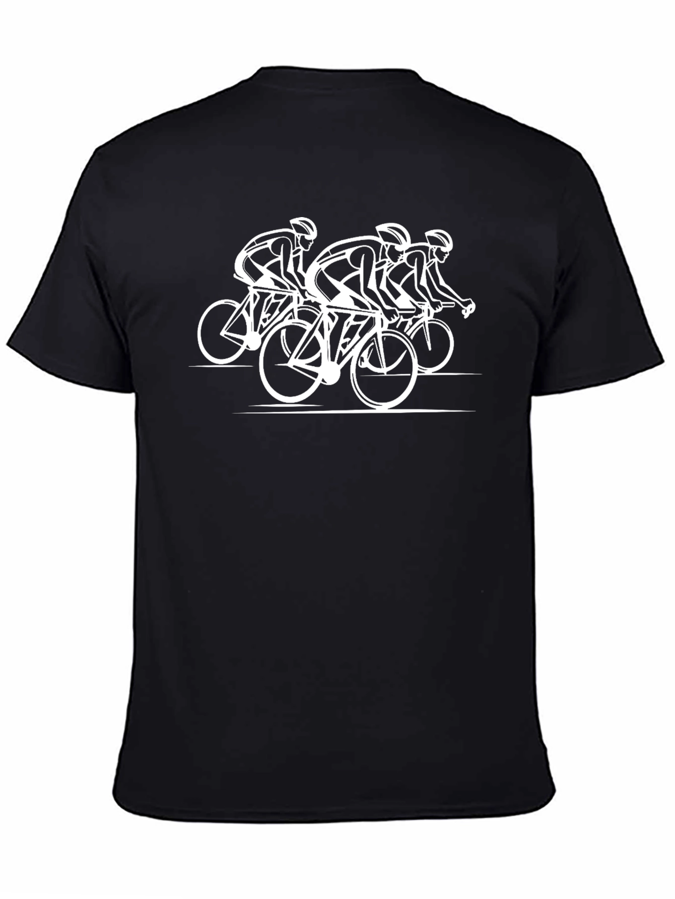 Cyclist Graphic T-Shirt - Black Cotton Tee