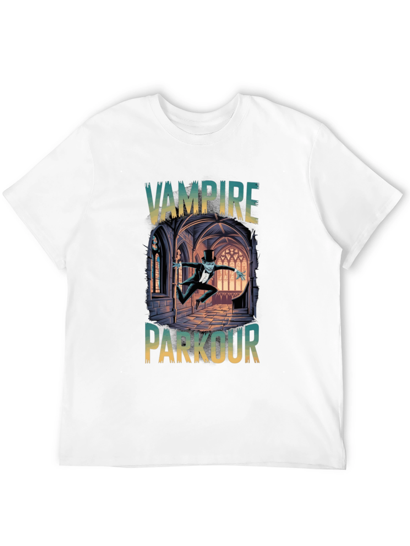 Vampire Parkour Graphic Tee
