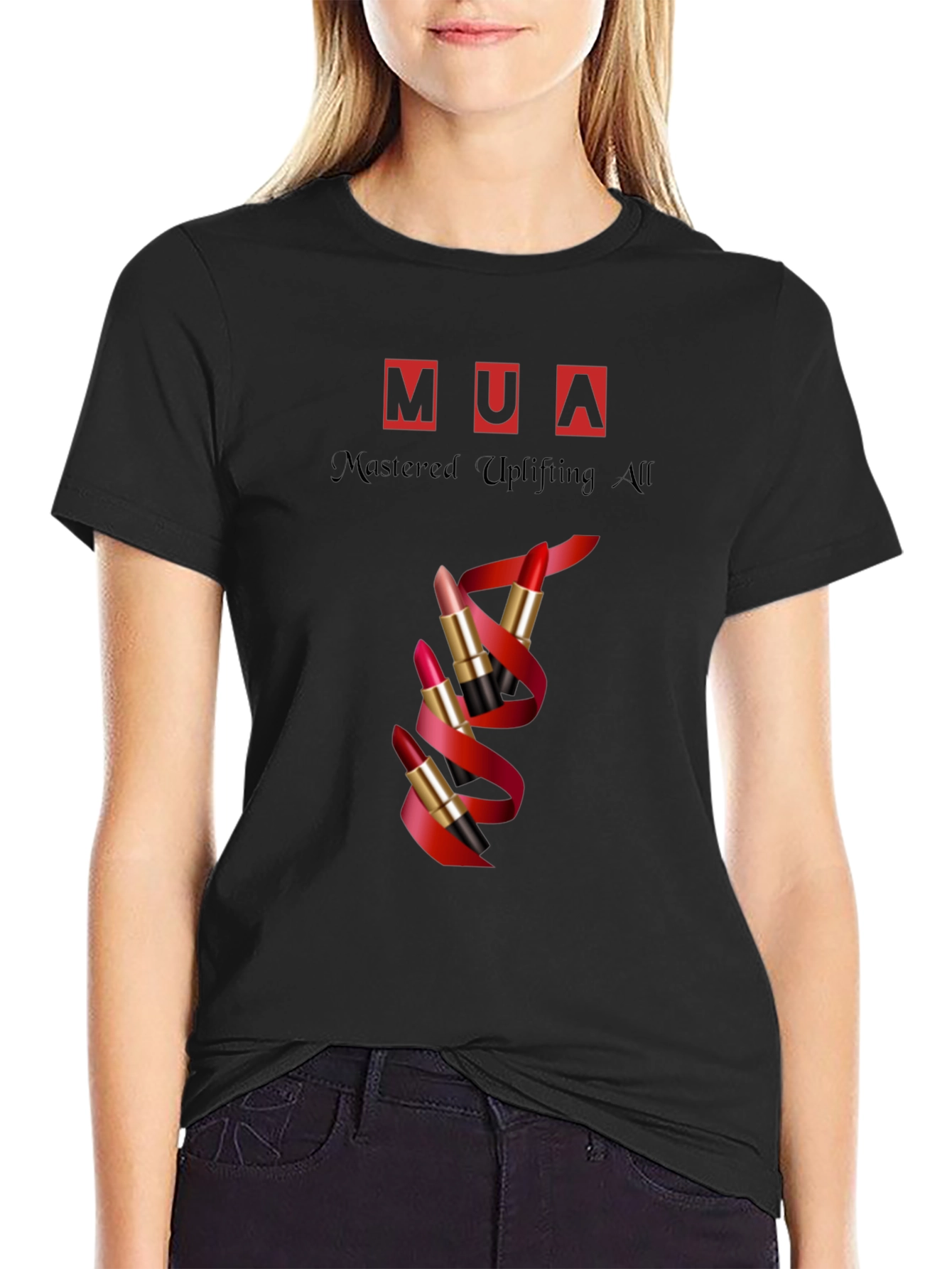 MUA Lipstick Graphic Tee - Mastered Uplifting All