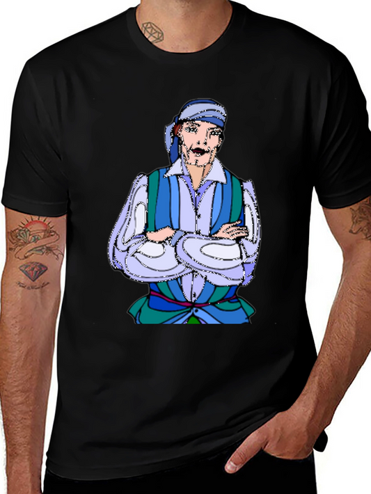Pirate Cartoon Graphic T-Shirt