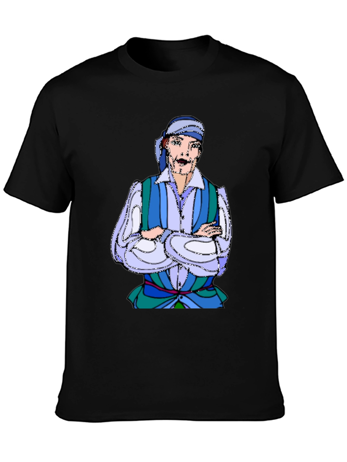 Pirate Cartoon Graphic T-Shirt