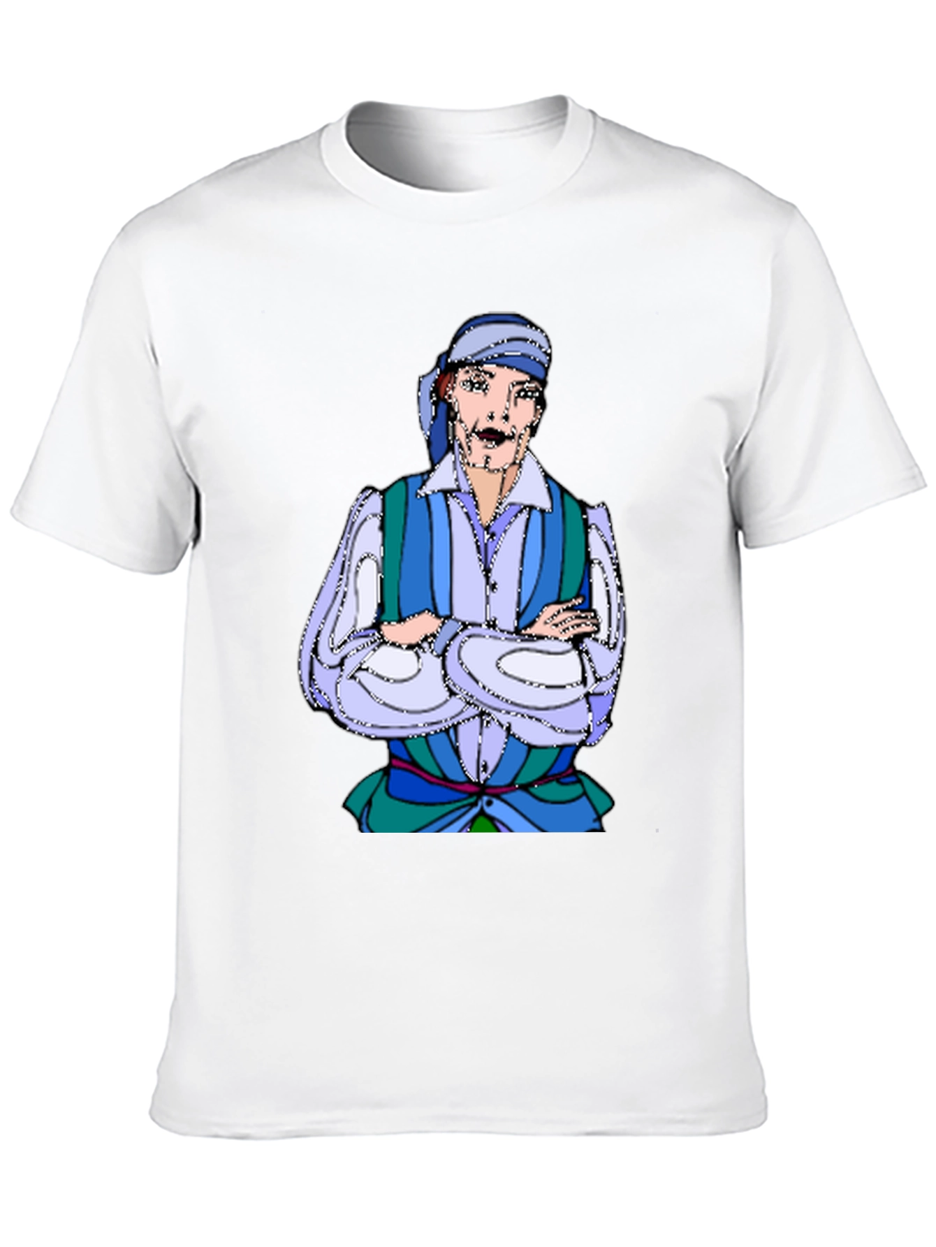 Pirate Cartoon Graphic T-Shirt