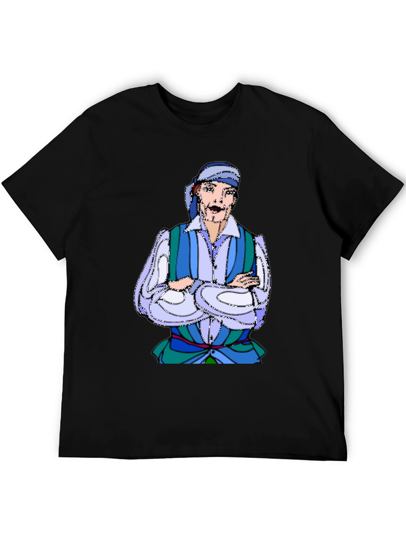 Pirate Cartoon Graphic T-Shirt