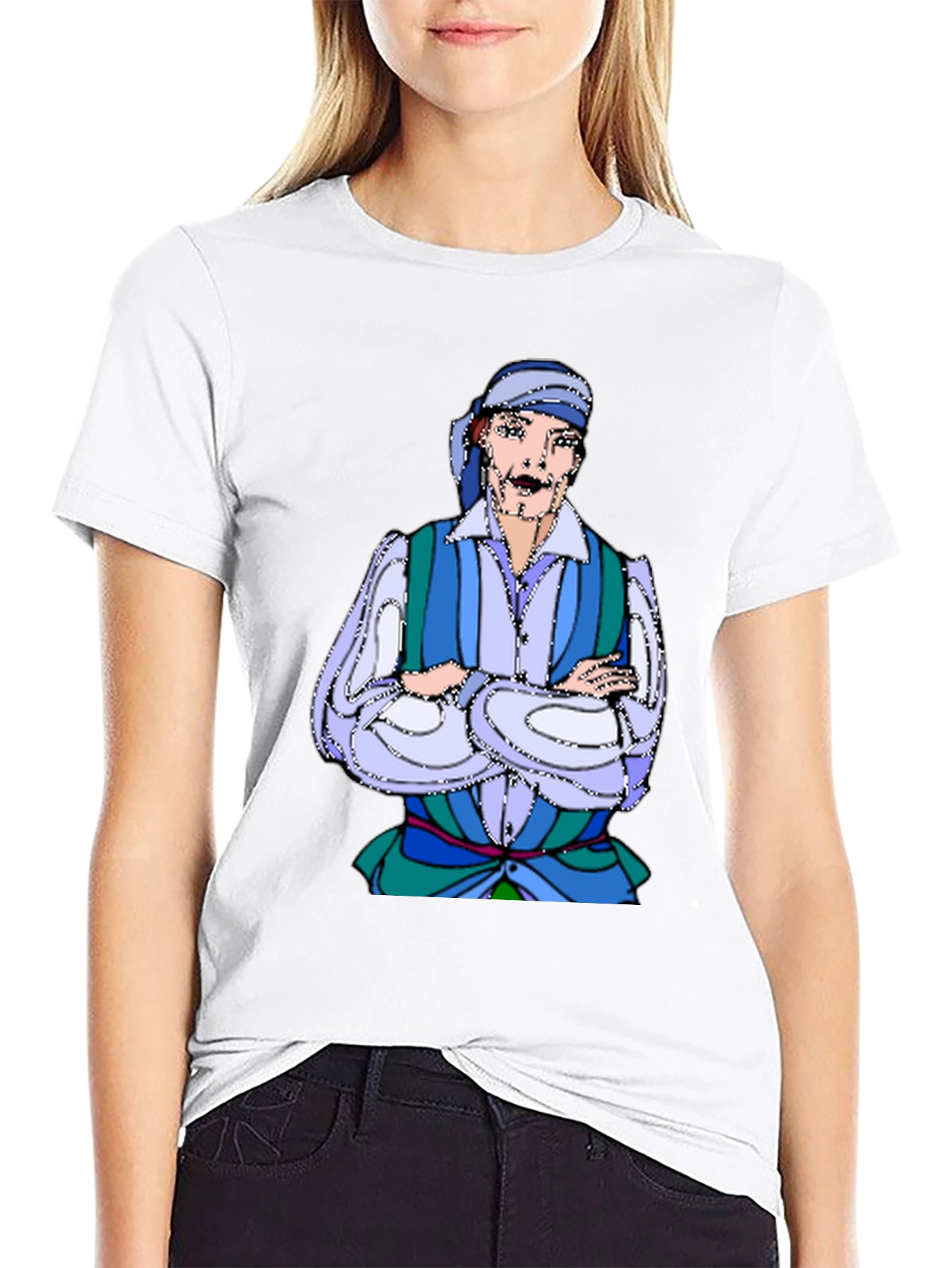 Pirate Cartoon Graphic T-Shirt