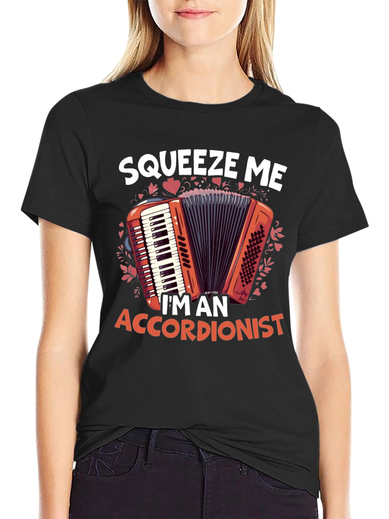 Squeeze Me Accordionist T-Shirt