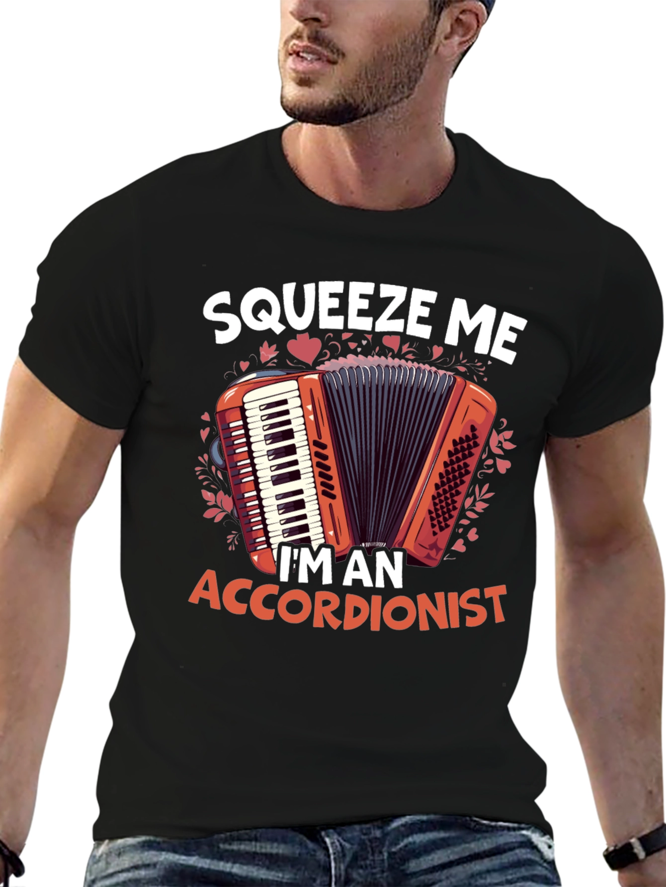 Squeeze Me Accordionist T-Shirt