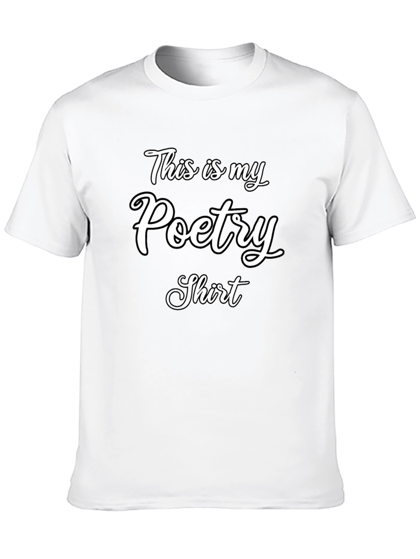 Poetry T-Shirt - Funny Literary Tee