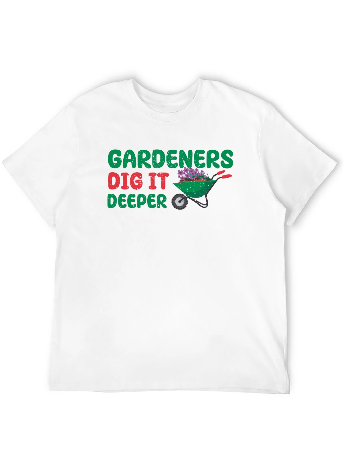 Gardeners Dig It Deeper Black T-Shirt