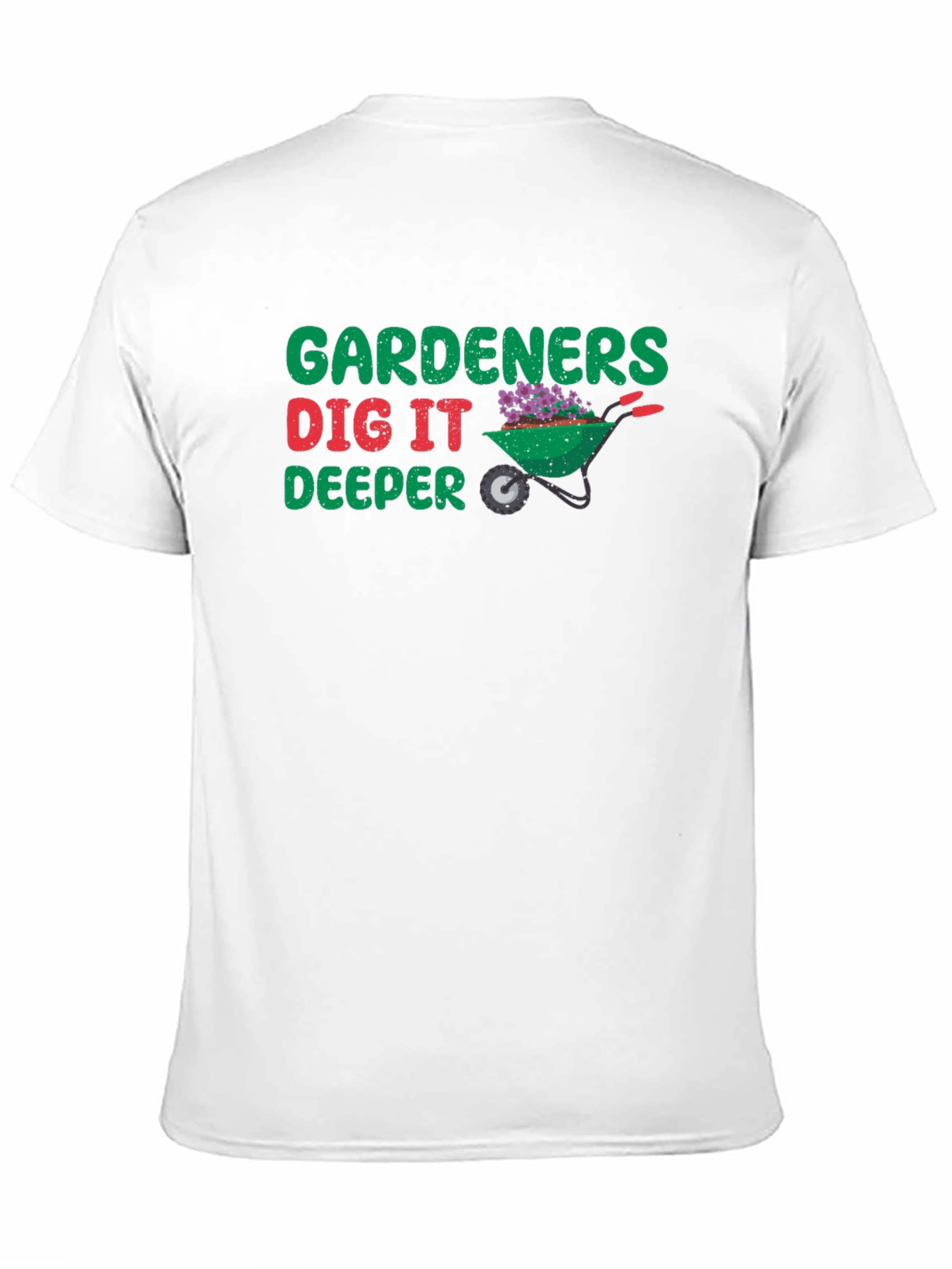 Gardeners Dig It Deeper Black T-Shirt