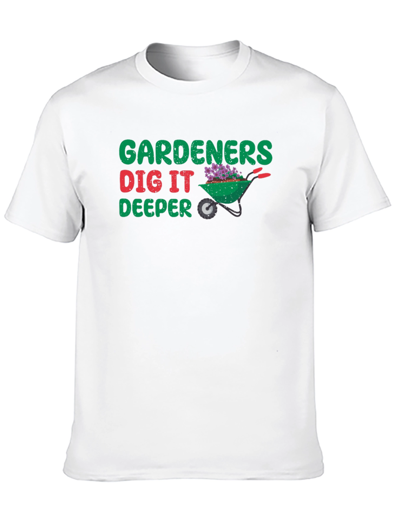 Gardeners Dig It Deeper Black T-Shirt