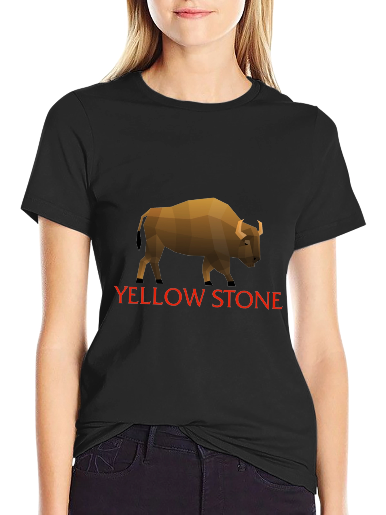 Yellowstone Bison T-Shirt - Classic Graphic Tee