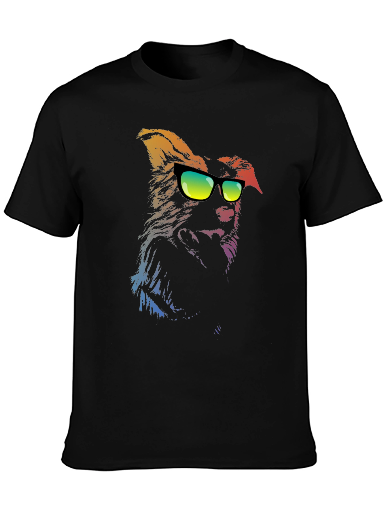 Cool Dog Graphic Tee - Trendy Unisex T-Shirt