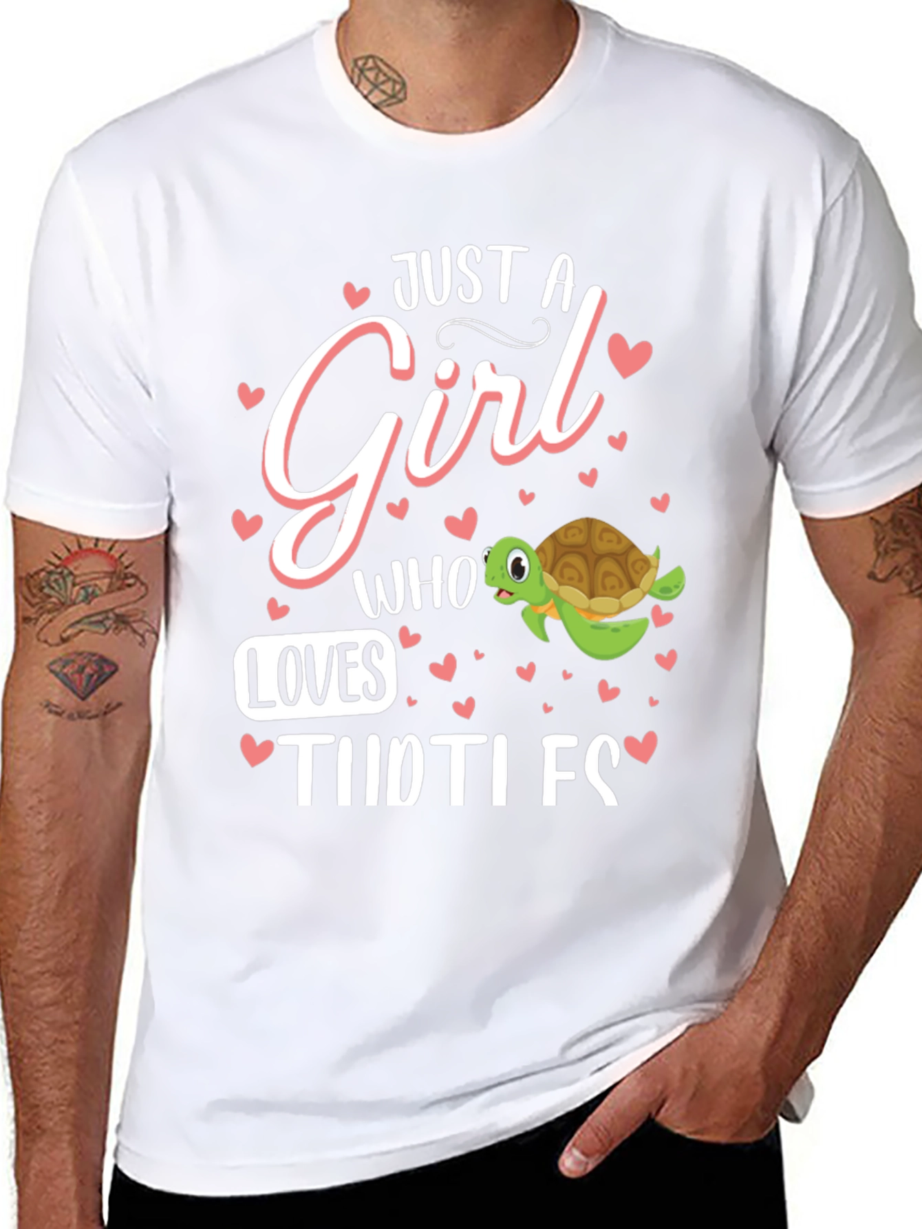 Just A Girl Who Loves Turtles T-Shirt