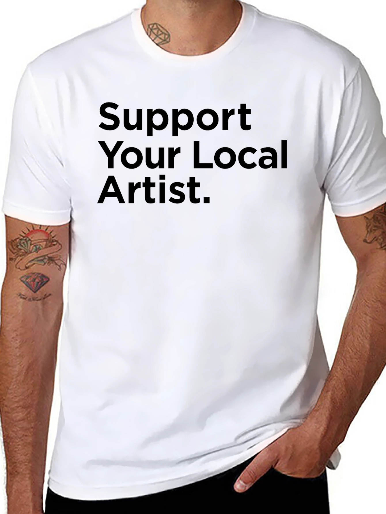 Support Your Local Artist Graphic T-Shirt