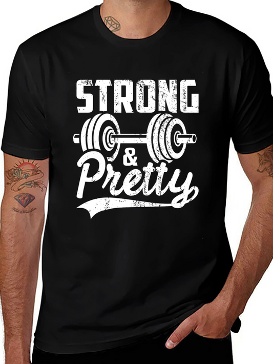 Strong & Pretty T-Shirt - Workout Apparel