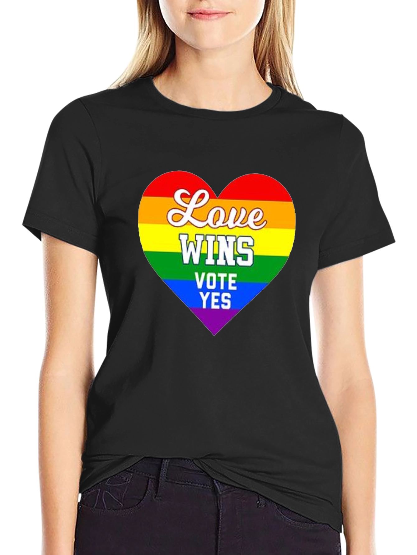 Love Wins Pride T-Shirt - Vote Yes