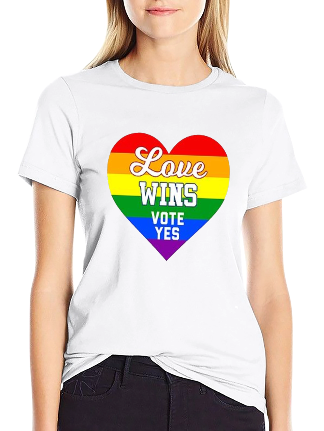 Love Wins Pride T-Shirt - Vote Yes