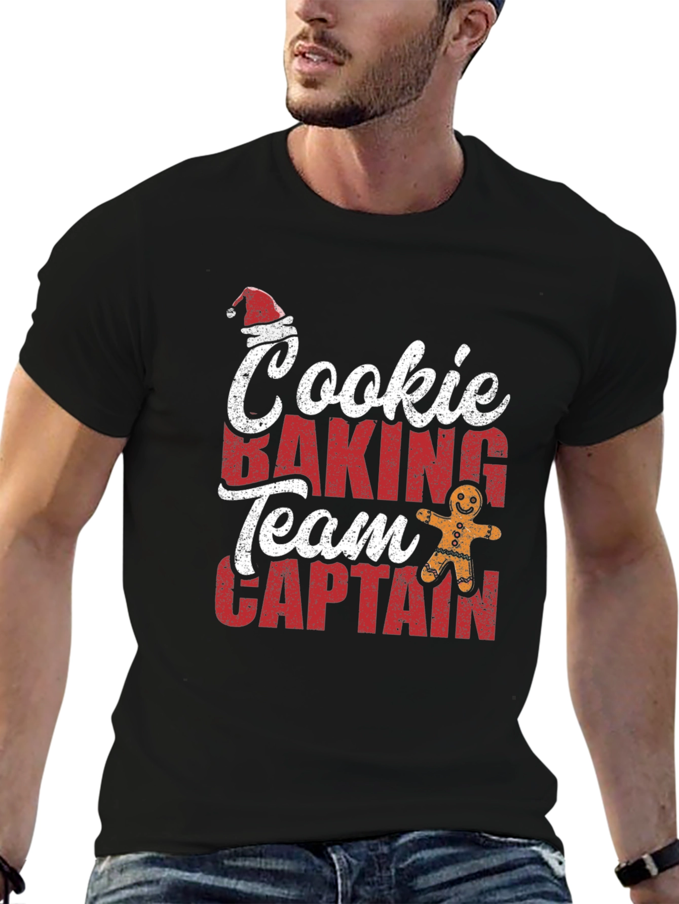 Cookie Baking Team Captain Christmas Graphic Tee