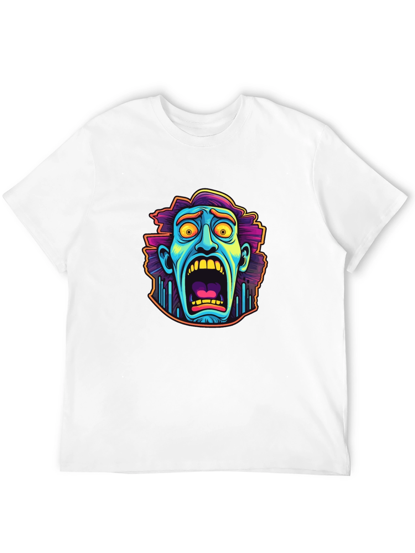Monster Scream Black Graphic Tee