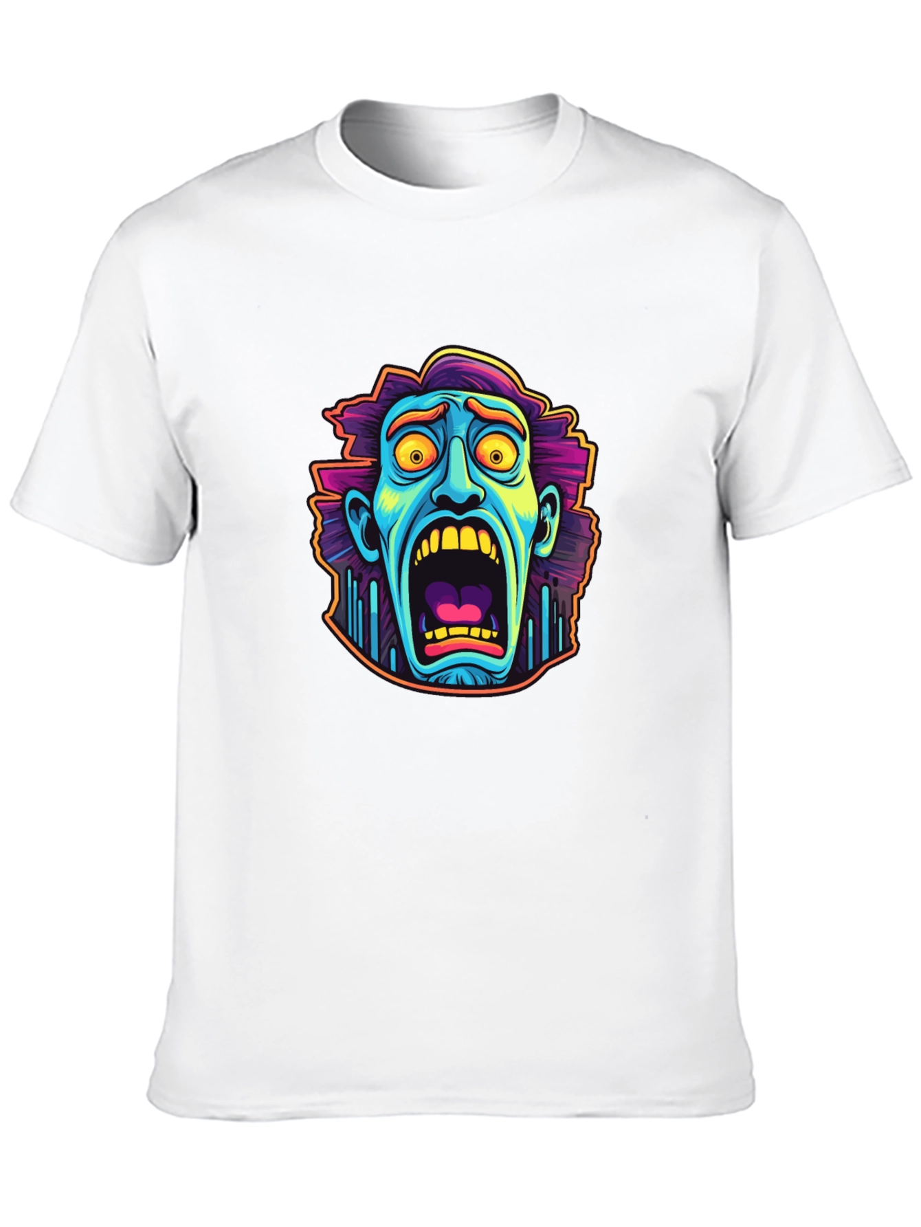 Monster Scream Black Graphic Tee
