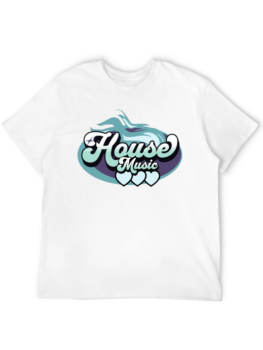 House Music Graphic T-Shirt Stylish Tee