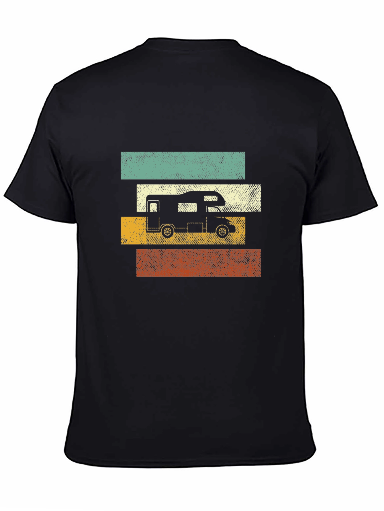 Retro Camper Graphic Tee - Camping Adventure T-Shirt