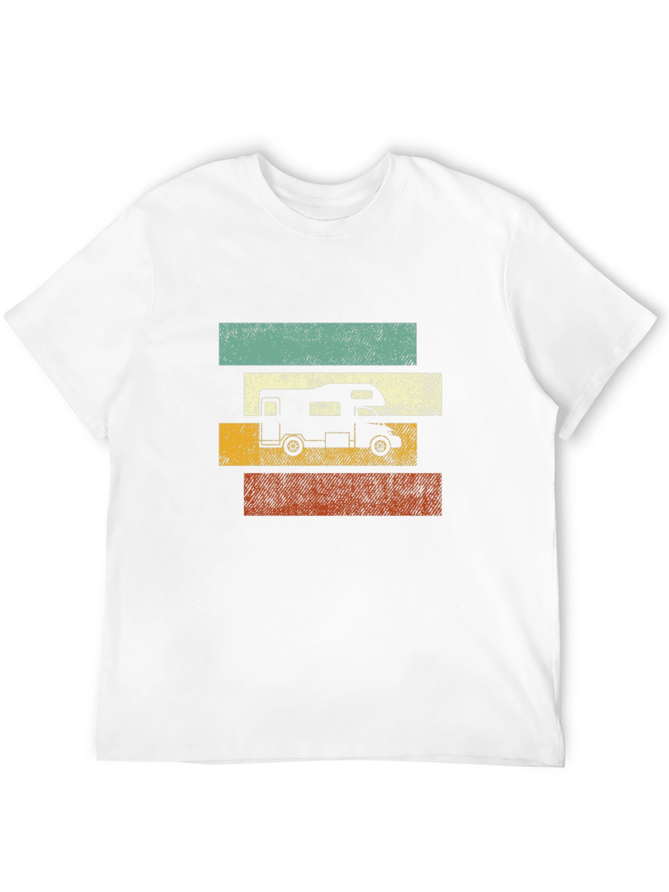 Retro Camper Graphic Tee - Camping Adventure T-Shirt