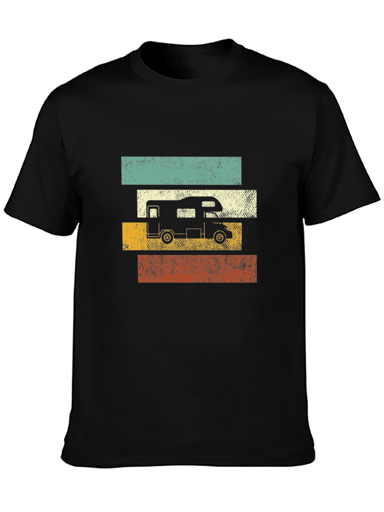 Retro Camper Graphic Tee - Camping Adventure T-Shirt