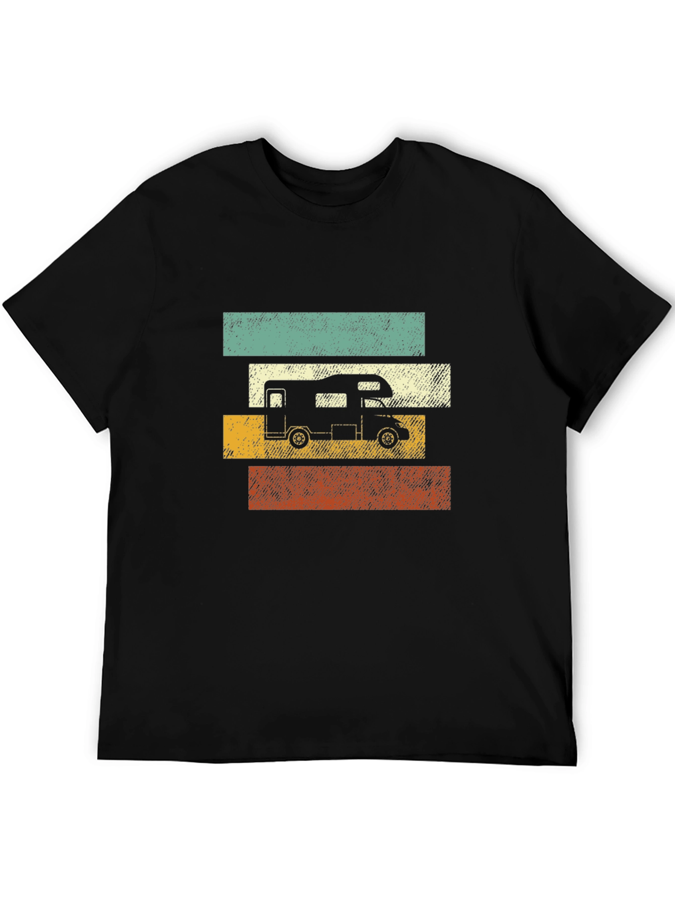 Retro Camper Graphic Tee - Camping Adventure T-Shirt