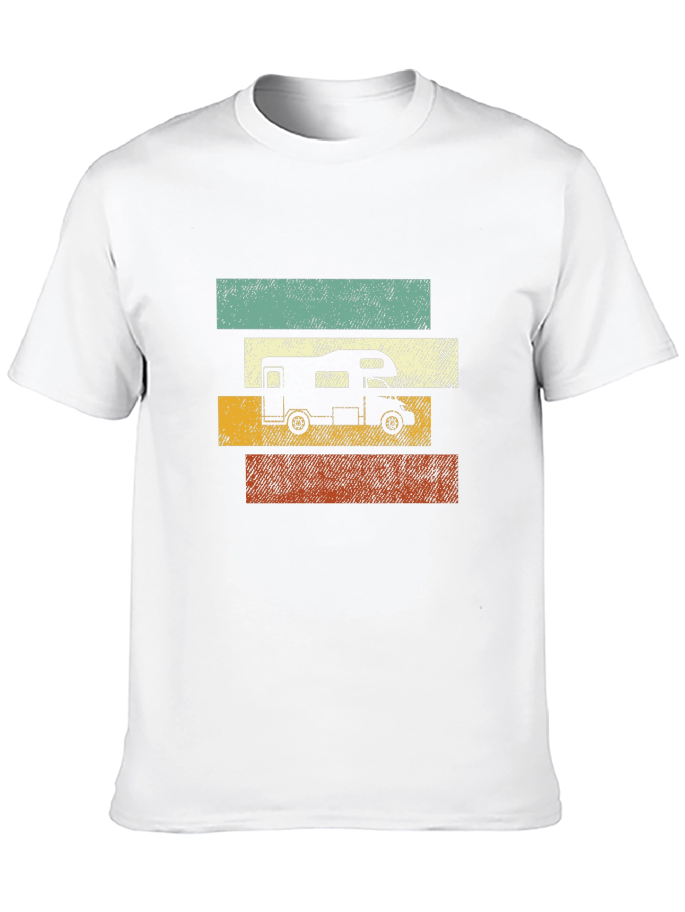 Retro Camper Graphic Tee - Camping Adventure T-Shirt