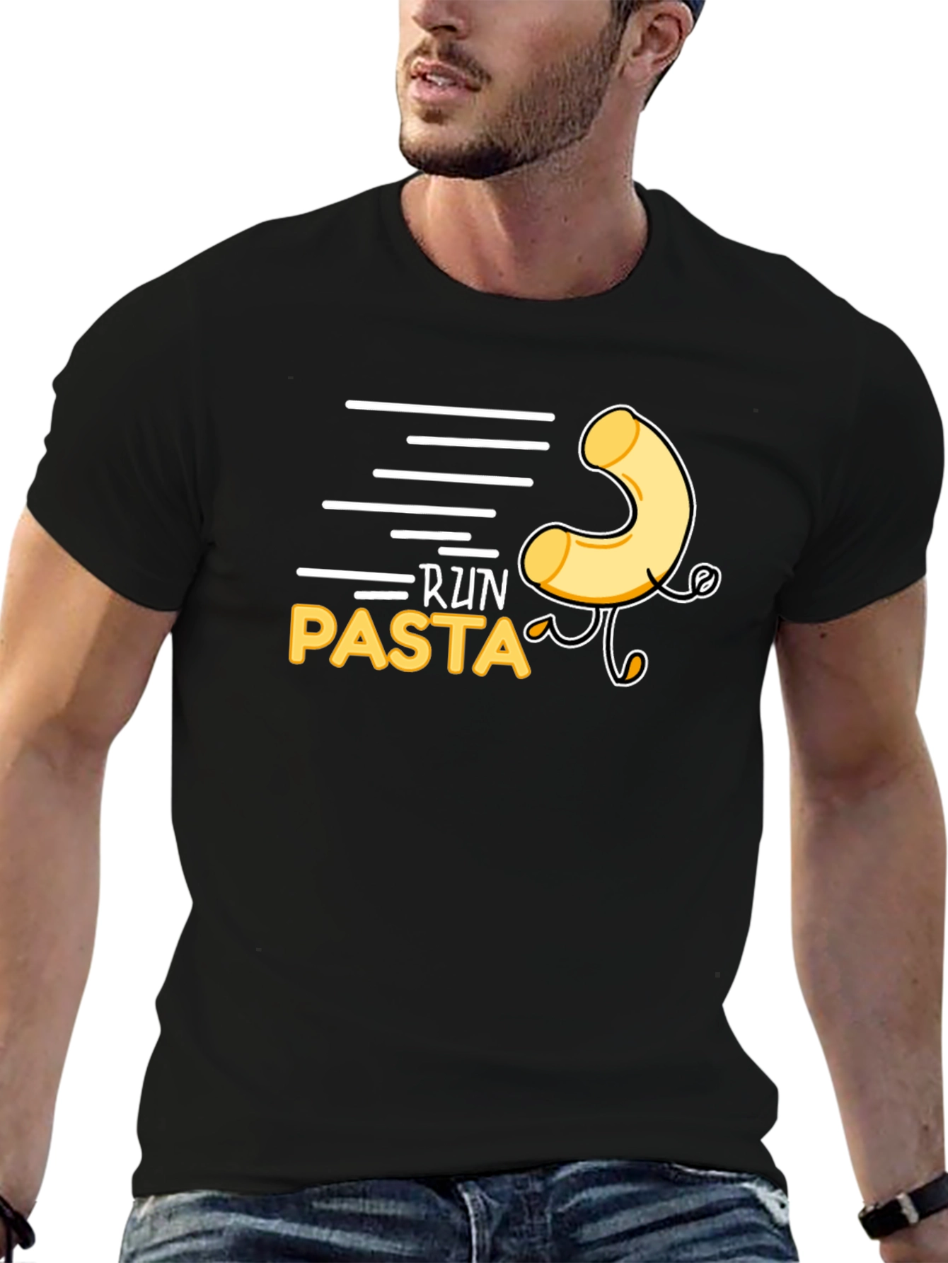 Run Pasta Graphic T-Shirt