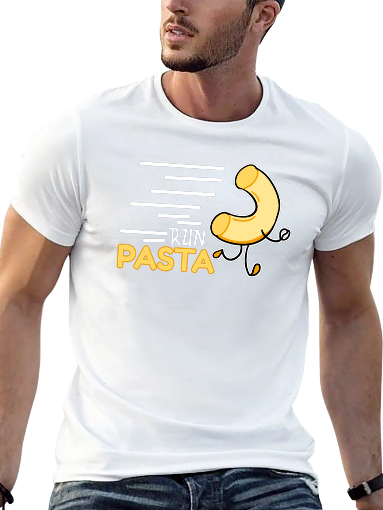 Run Pasta Graphic T-Shirt