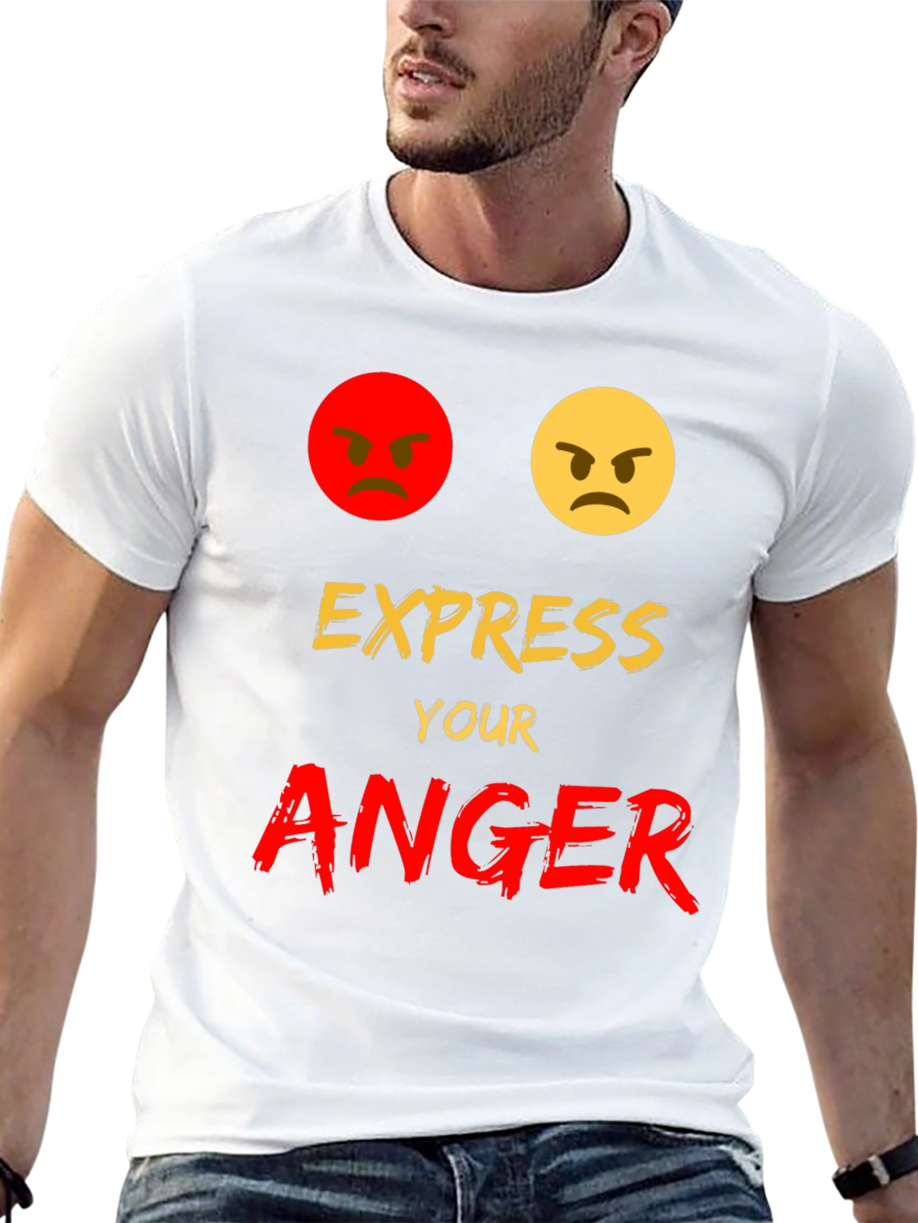 Express Your Anger Graphic T-Shirt