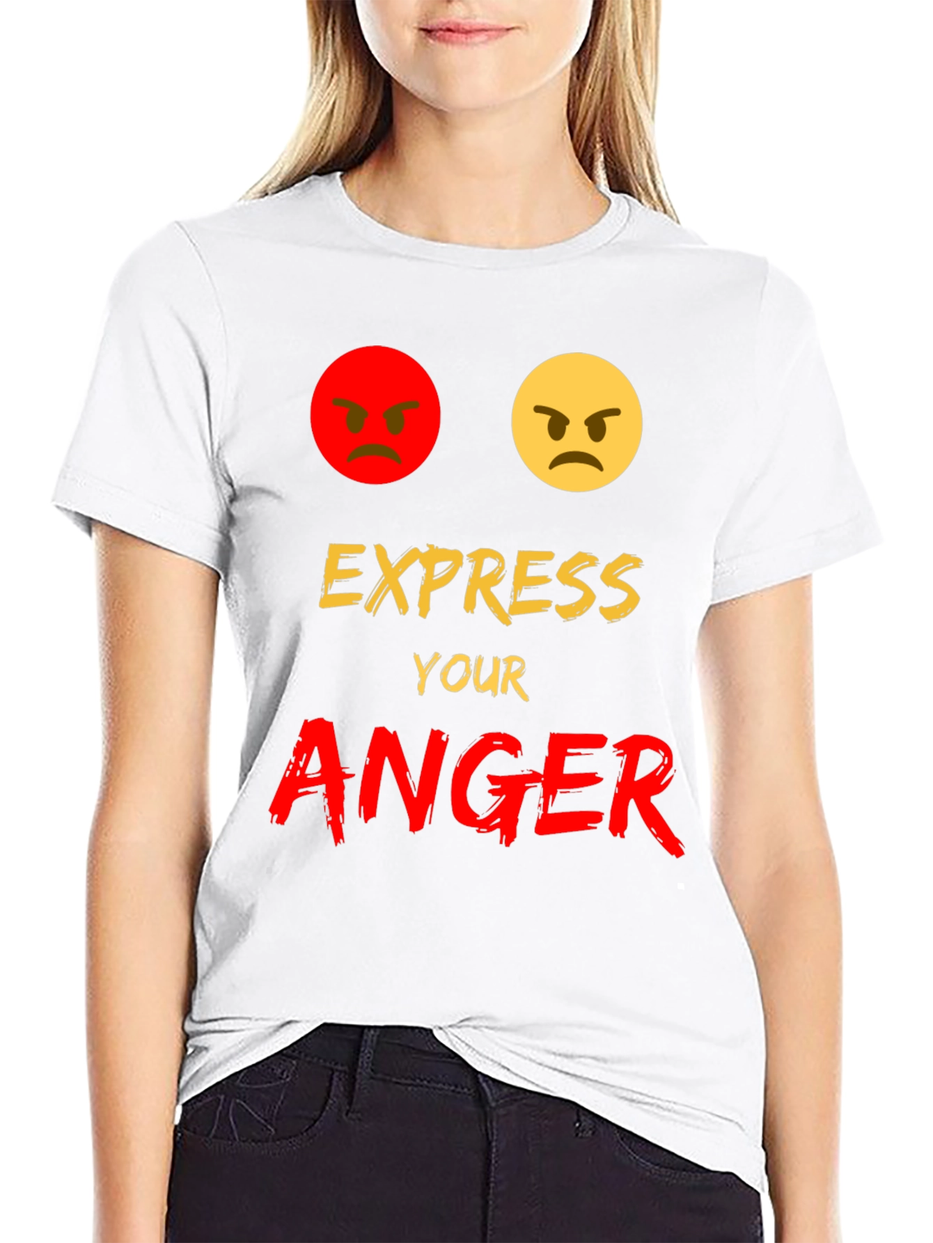 Express Your Anger Graphic T-Shirt