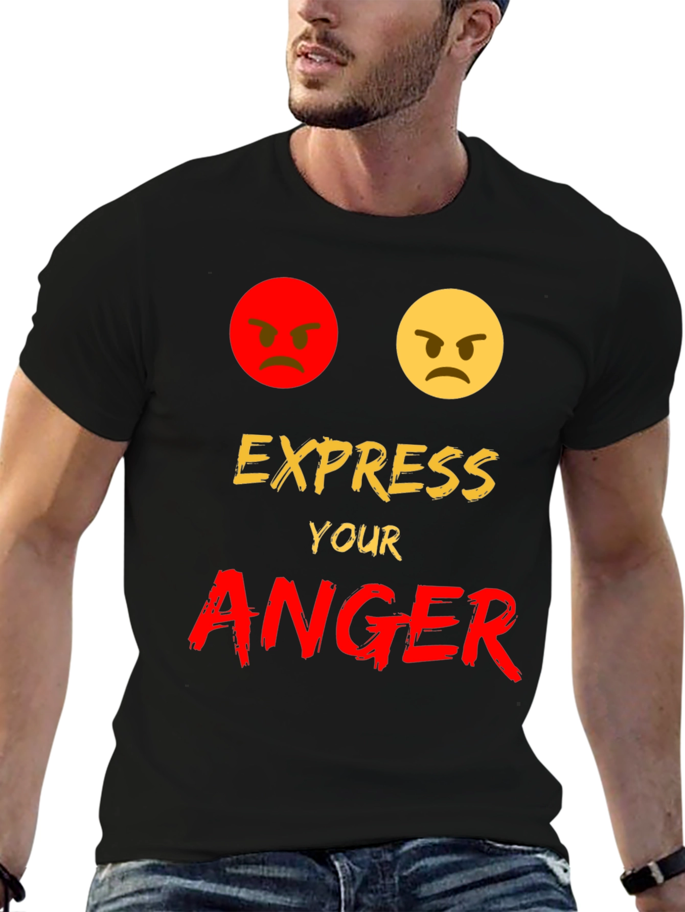 Express Your Anger Graphic T-Shirt