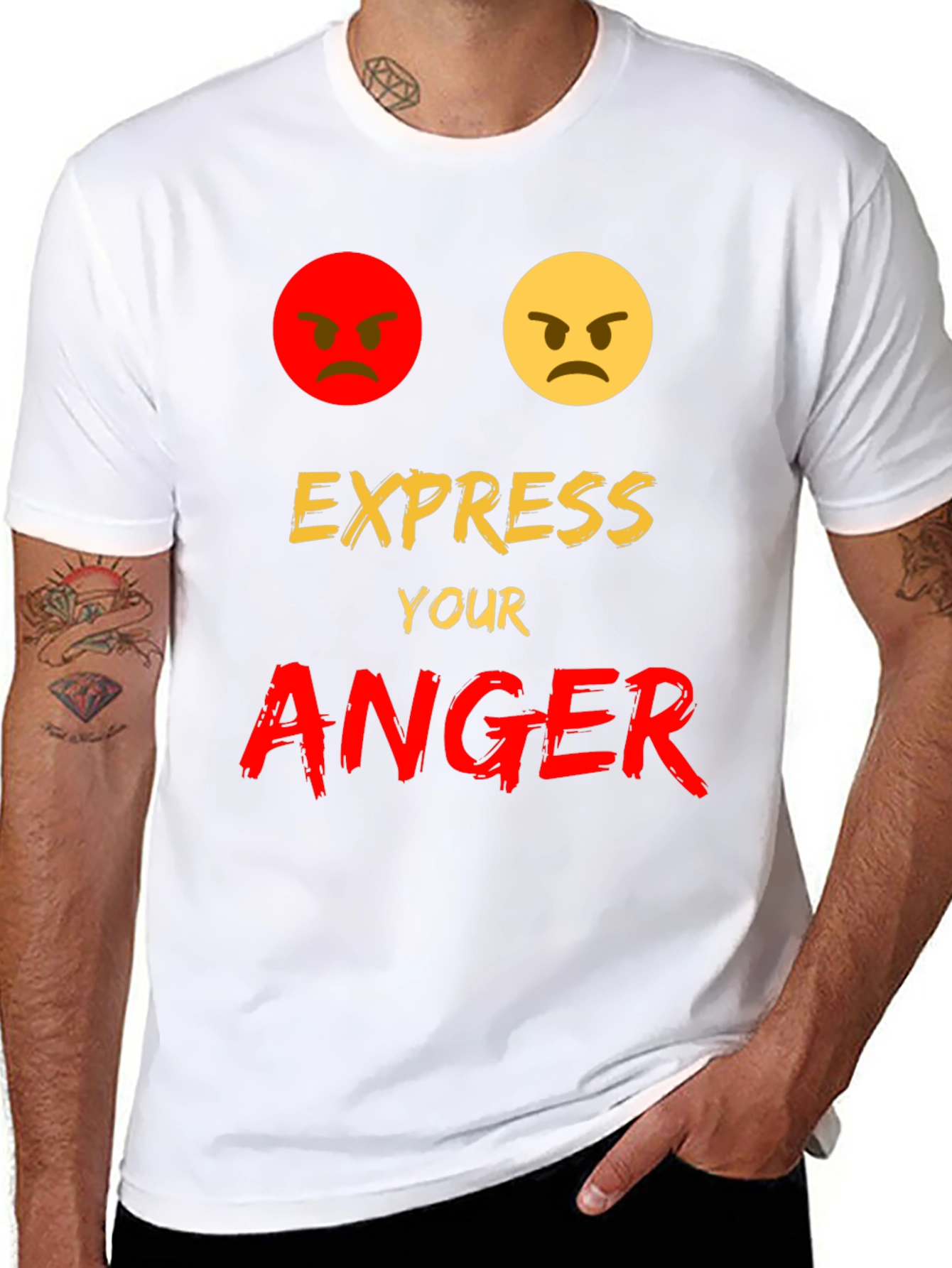 Express Your Anger Graphic T-Shirt