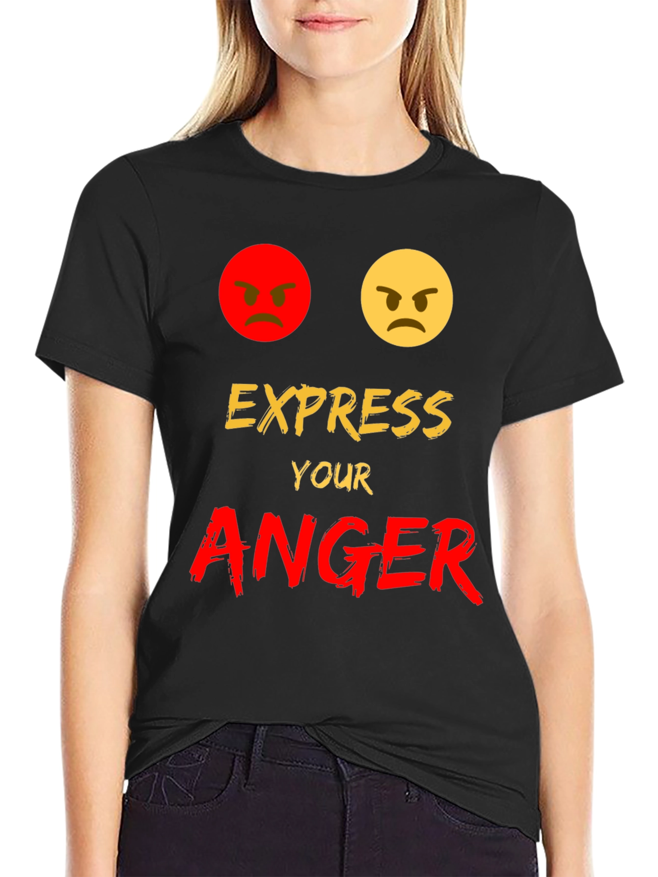 Express Your Anger Graphic T-Shirt