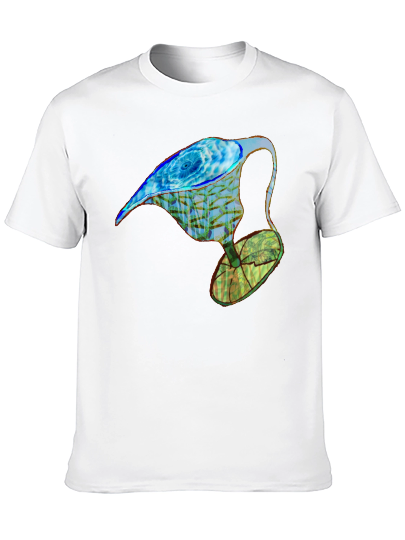 Abstract Water Drop Graphic Tee