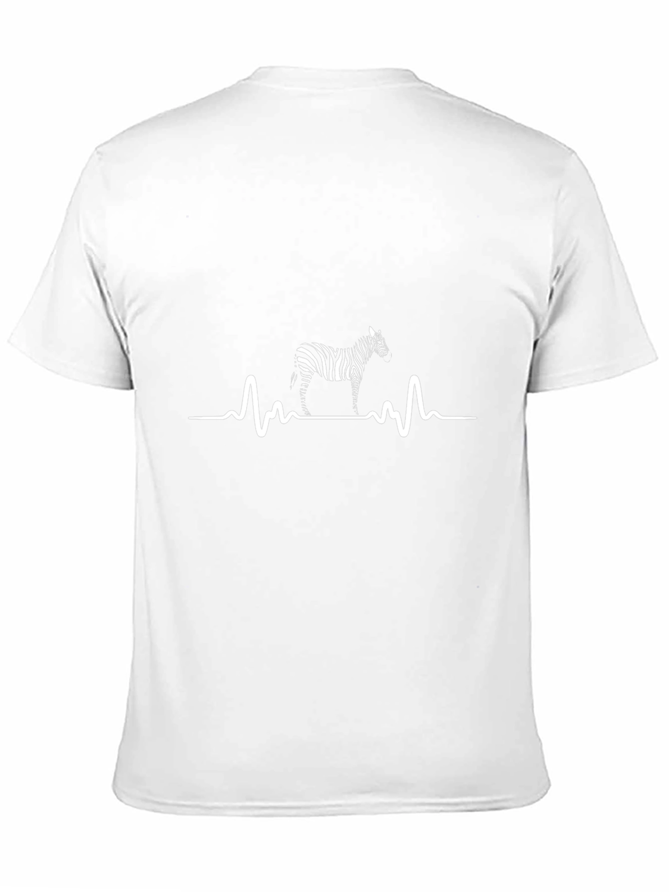 Zebra Heartbeat T-Shirt - Animal Lover Tee