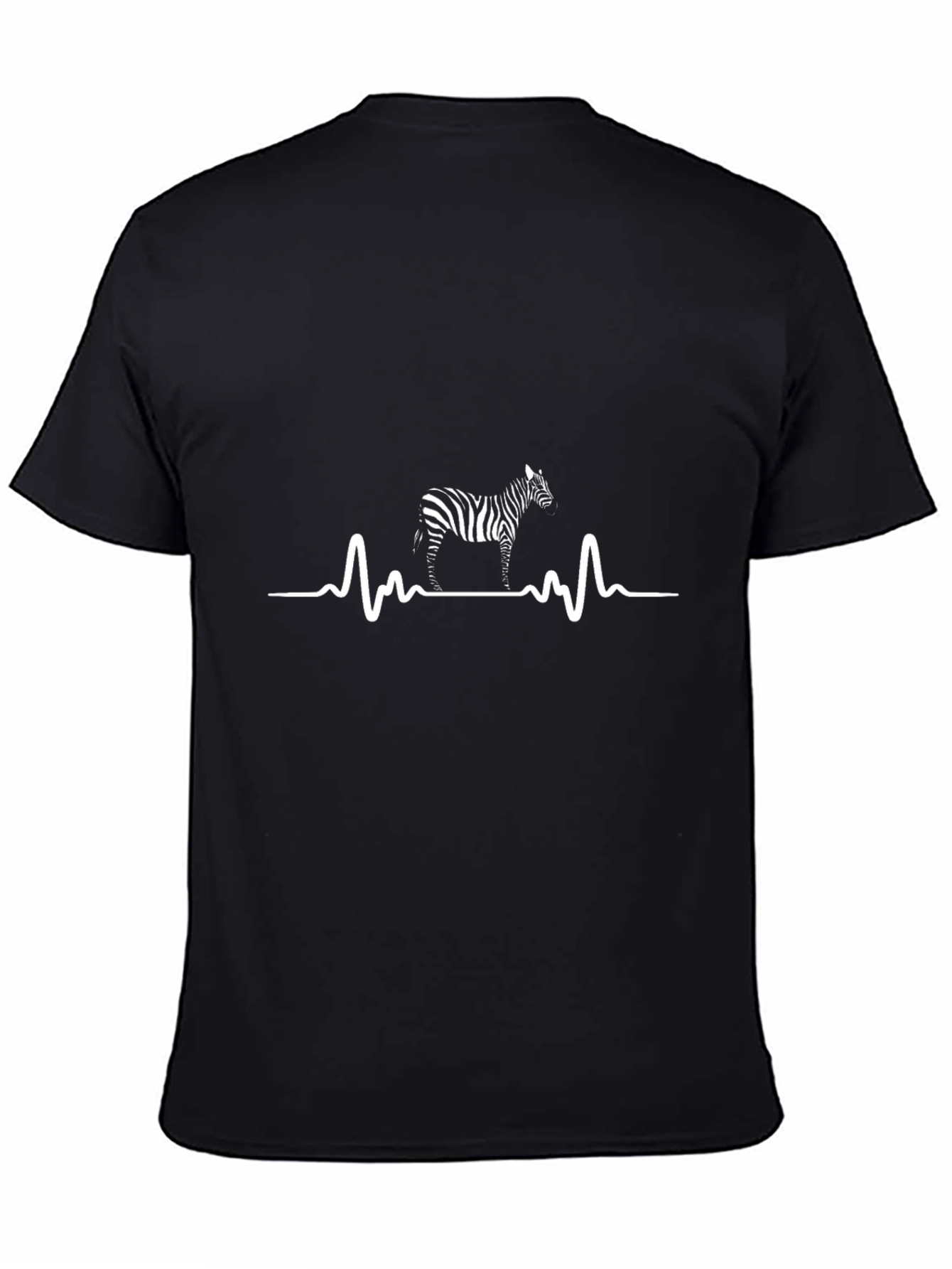 Zebra Heartbeat T-Shirt - Animal Lover Tee