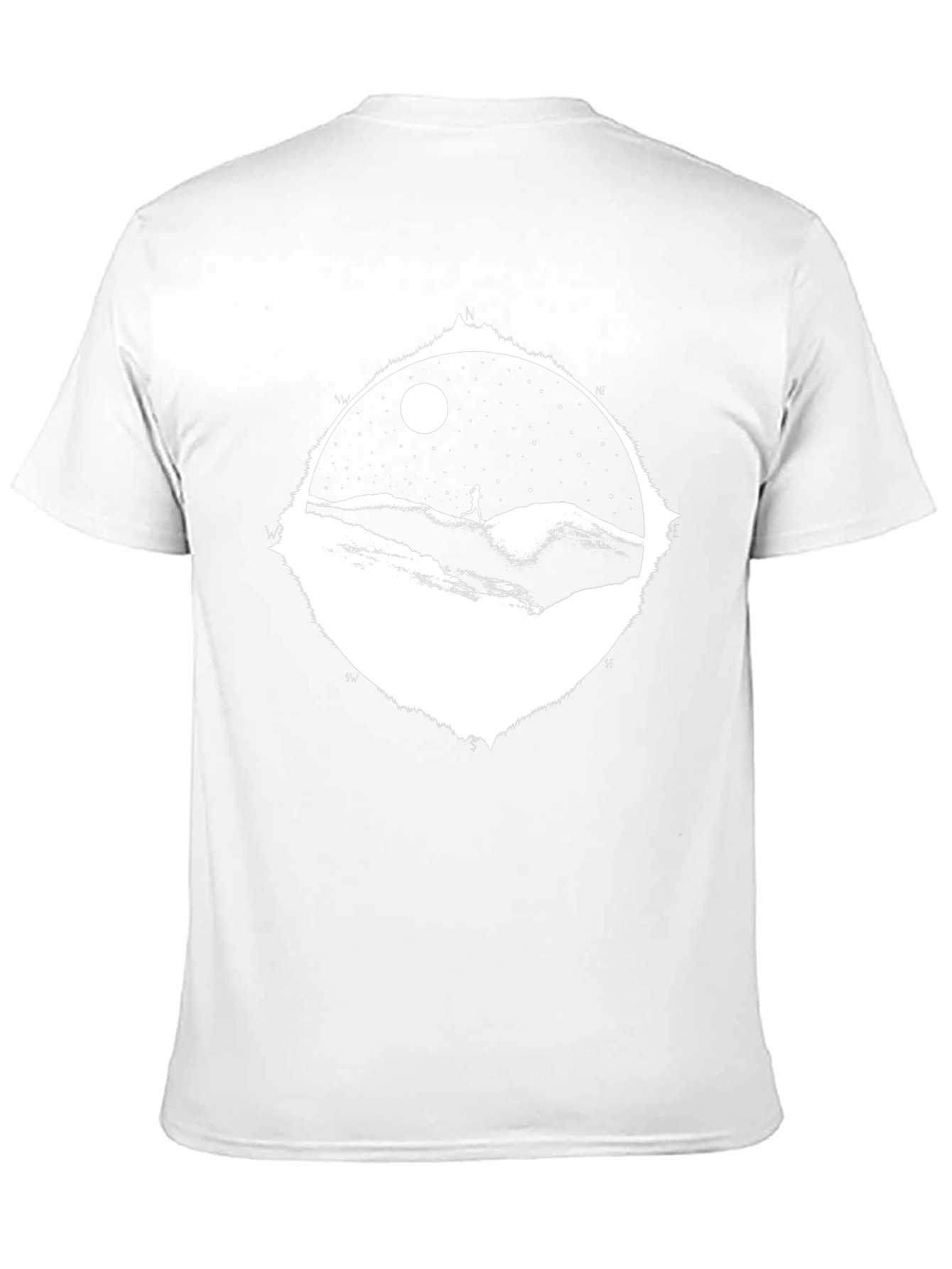 Starry Night Run T-Shirt - Black Cotton Tee