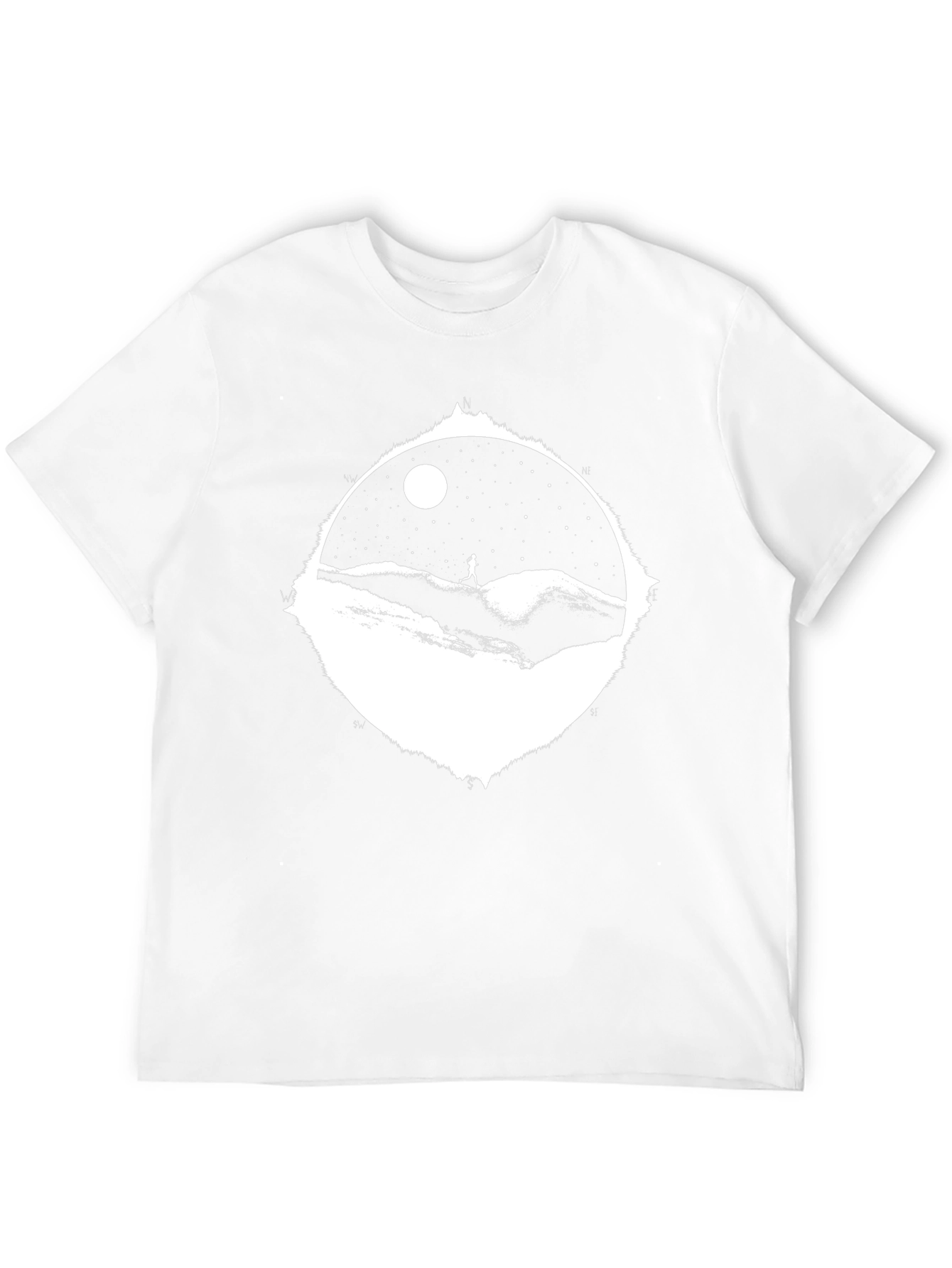 Starry Night Run T-Shirt - Black Cotton Tee
