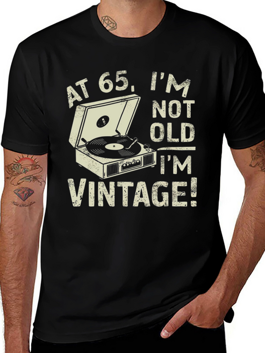 65 Vintage T-Shirt - Vinyl Record Player
