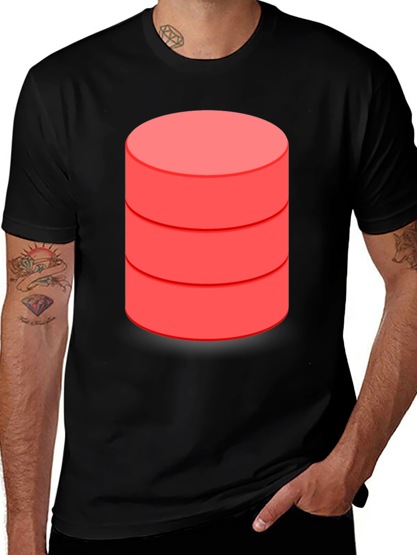 Database Stack T-Shirt - Cool Programmer Tee
