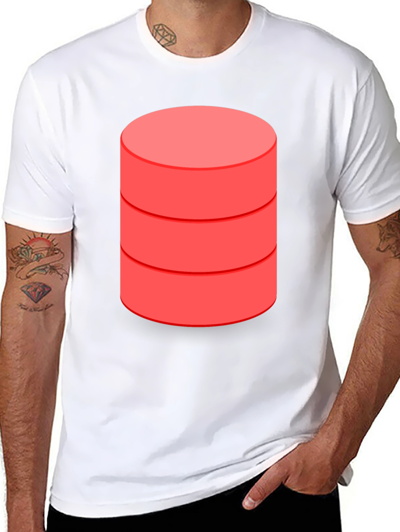 Database Stack T-Shirt - Cool Programmer Tee