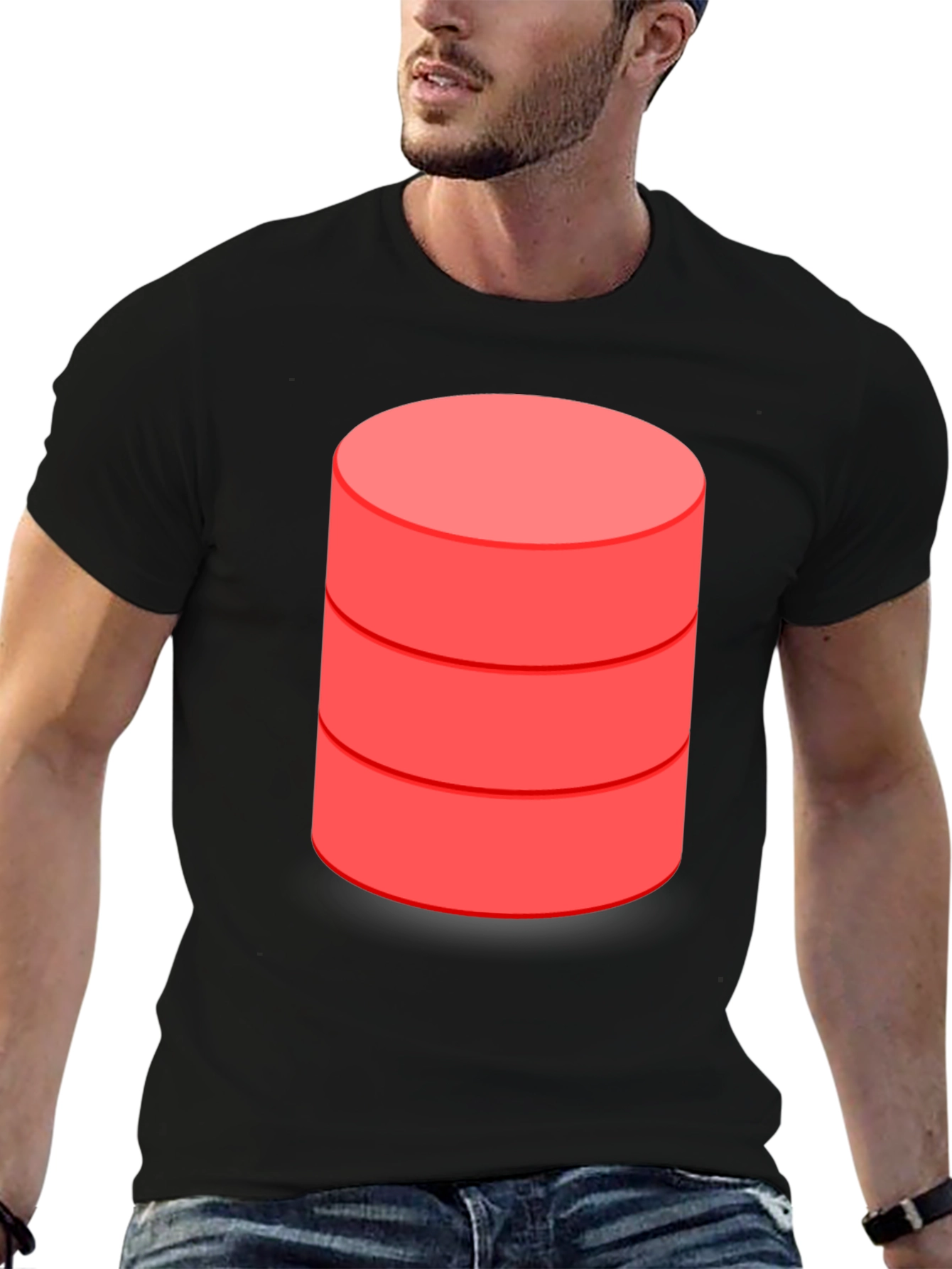 Database Stack T-Shirt - Cool Programmer Tee