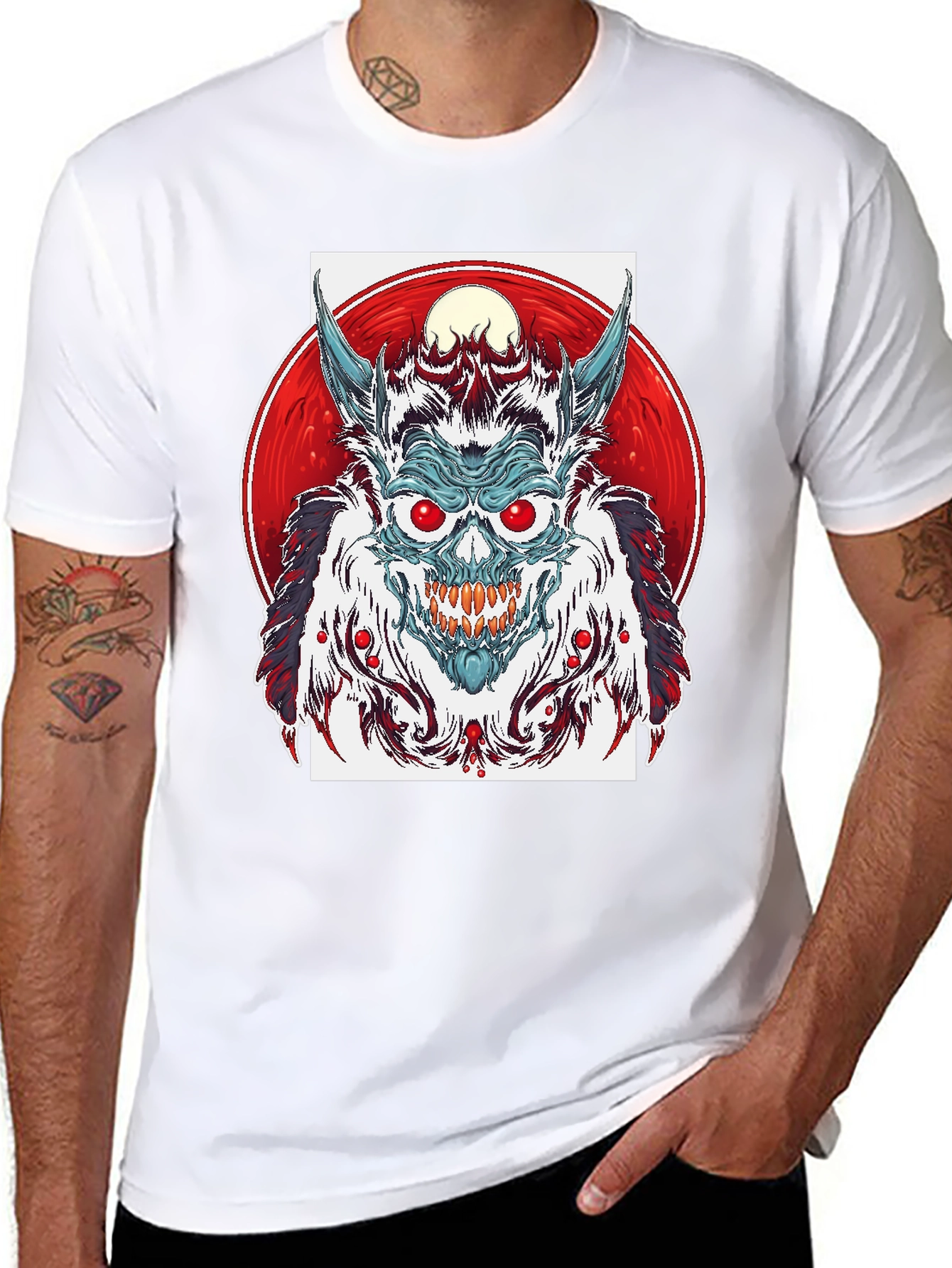 Monster Graphic Print T-Shirt
