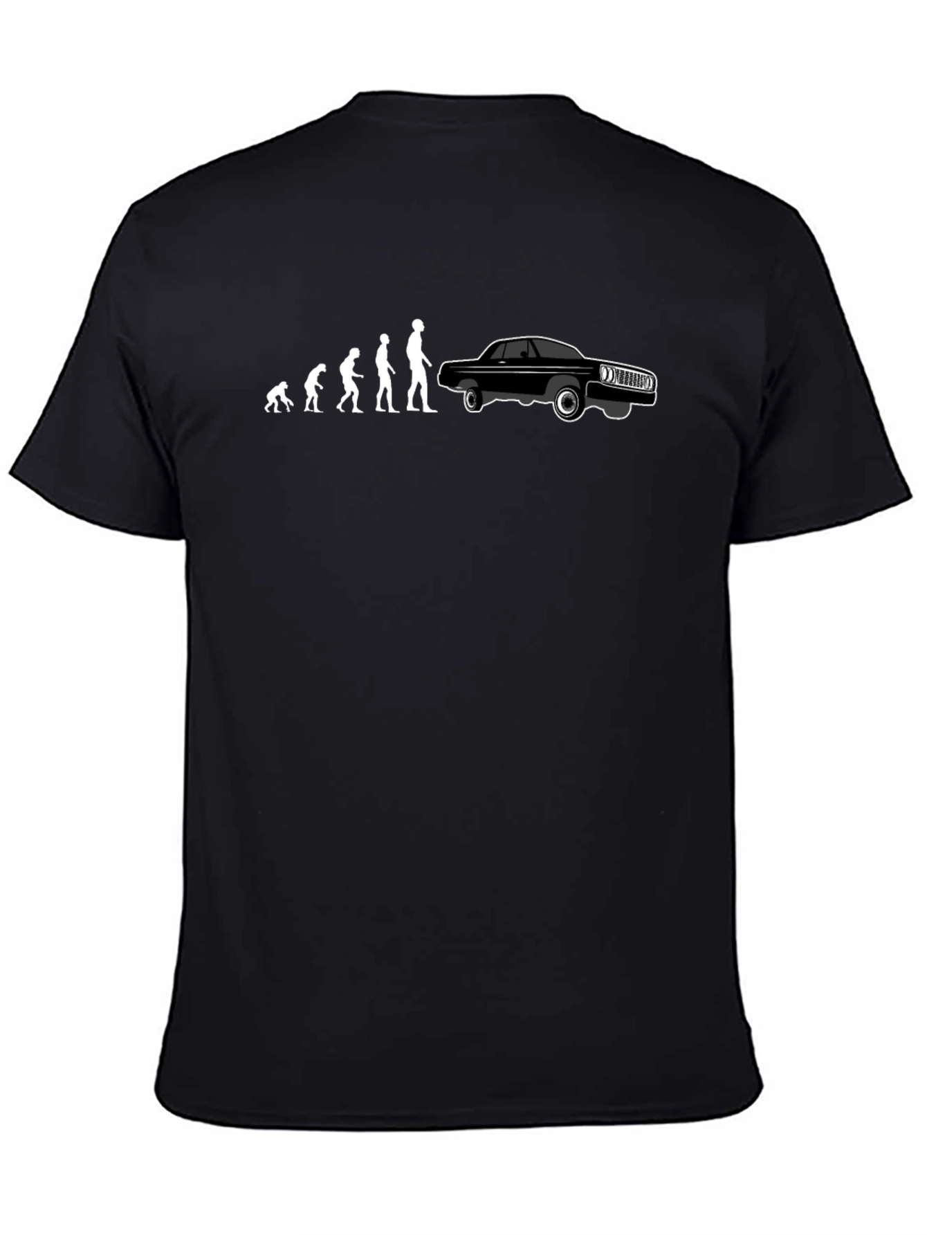 Evolution of Man and Car T-Shirt